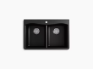 Picture of KOHLER Kennon Kitchen Sink - Black Matte