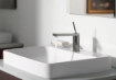 Picture of Kohler Vox® Rectangle Vessel bathroom sink with single faucet hole - White