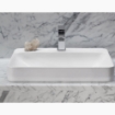 Picture of Kohler Vox® Rectangle Vessel bathroom sink with single faucet hole - White