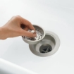 Picture of KOHLER Duostrainer® Sink drain and strainer with tailpiece - Polished Chrome