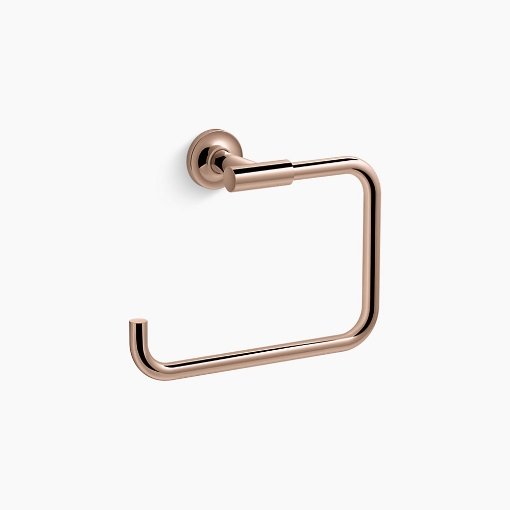 Picture of KOHLER Purist Towel Ring - Vibrant Rose Gold