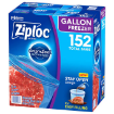 Picture of Ziploc Seal Top Freezer Bag, Gallon, 38-count, 4-pack