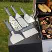 Picture of Cuisinart 5-Piece Stainless Steel BBQ Tool Set for Gourmet Outdoor Grilling