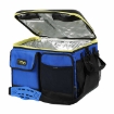 Picture of Titan 50-Can Collapsible Cooler TableTop™ with 2 Drink Holders & Lid - Blue & Black