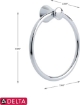 Picture of Delta Lahara Towel Ring - Polished Chrome