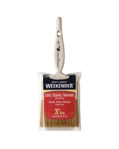 Picture of Bestt Liebco Weekender Brown China Bristle - 3" Trim Brush