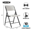 Picture of Lifetime Commercial Folding Chair, Almond 