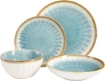 Picture of Laurie Gates Nova 16-Piece Service for 4 Dinnerware Set – Blue 