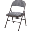 Picture of Maxchief Deluxe Upholstered Padded Folding Chair - Gray 