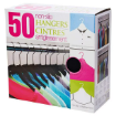 Picture of Space Saving Flocked Hangers - Non Slip Hangers 50 Pack - Black 