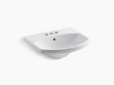 Picture of KOHLER Cimarron Ensemble Bathroom Sink Basin - White