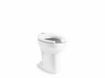 Picture of KOHLER Highcliff™ Ultra Floor-mount top spud flushometer bowl - White