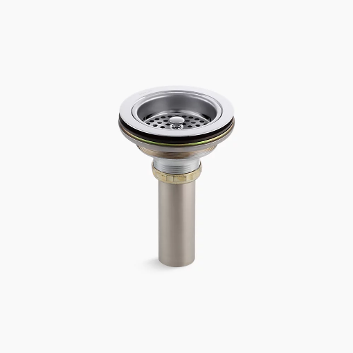 Picture of KOHLER Duostrainer® Sink drain and strainer with tailpiece - Polished Chrome