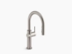 Picture of KOHLER Crue® Pull-down kitchen sink faucet with three-function sprayhead -Vibrant Stainless