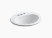 Picture of Kohler Pennington Self-Rimming Bathroom Sink - White