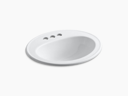 Picture of Kohler Pennington Self-Rimming Bathroom Sink - White