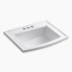 Picture of Kolher Archer Drop-in Rectangular Bathroom Sink - White