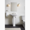 Picture of KOHLER Kelston 23-3/4" rectangular pedestal bathroom sink - White 