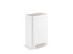 Picture of Kohler 2.5 gallon Slim Step Trash Can - White + Stainless Steel