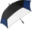 Picture of ShedRain Vortex Vent 62″ Golf Umbrella: Black/White/Navy 