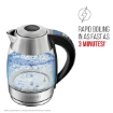 Picture of Chefman 1.8L Glass Electric Kettle with Tea Infuser - Silver 