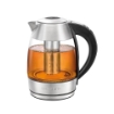 Picture of Chefman 1.8L Glass Electric Kettle with Tea Infuser - Silver 