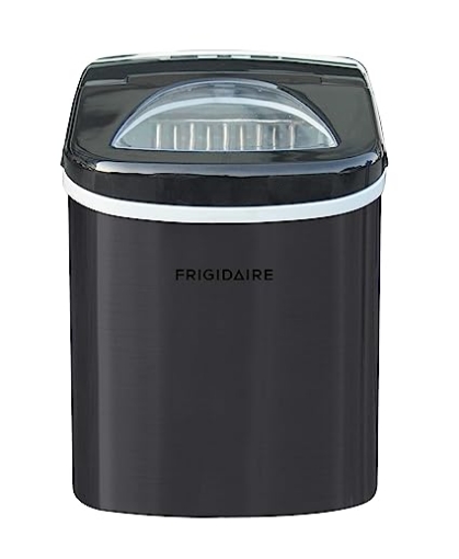 Picture of Frigidaire 26 Lbs per day Portable Compact Maker, Ice Making Machine, Black Stainless 