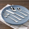 Picture of Gourmet Settings Melody Collection 20-piece Flatware Set - Stainless Steel 