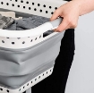 Picture of Pop & Load Collapsible Space Saving Laundry Basket 58 L (1.65 Bushels) of clothing- Gray 187529