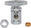 Picture of Eastman 1/2 in. Nom Sweat Inlet x 3/8 in. O.D. Comp x 3/8 in. O.D. Comp Dual Outlet Multi-Turn Valve 