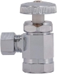 Picture of Eastman 1/2 in. Nom Sweat Inlet x 3/8 in. O.D. Comp x 3/8 in. O.D. Comp Dual Outlet Multi-Turn Valve 