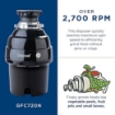 Picture of GE® 3/4 HP Continuous Feed Garbage Disposer - Non-Corded