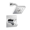 Picture of Delta Ara T17467 Monitor 17 Series H2Okinetic Tub & Shower Trim - Single Handle Lever: Chrome (Shower Trim & Tub Spout)