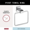 Picture of Delta Arzo Towel Ring - Chrome 