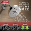 Picture of Delta Trinsic Monitor® 17 Series H2Okinetic® Tub & Shower Trim - Chrome 