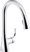 Picture of Kohler Valton Pull-down single-handle kitchen faucet - Polished Chrome