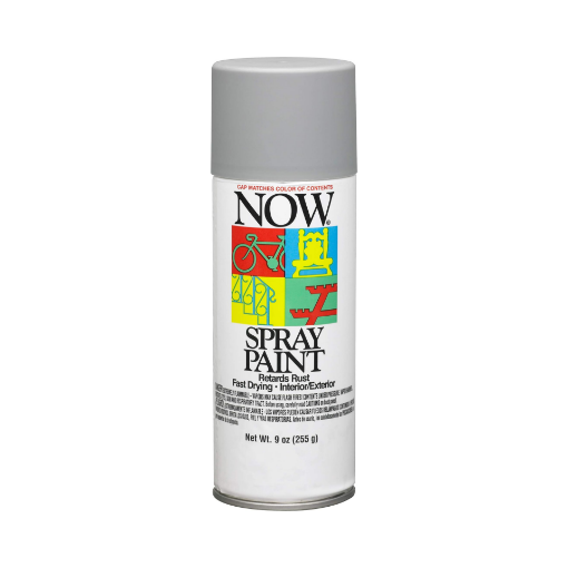 Picture of Krylon Wrought Iron 9 oz NOW Enamel Spray Paint - Grey Primer 