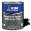 Picture of Sherwin Williams Kem Direct-to-Metal Solvent Base - Matte Black 