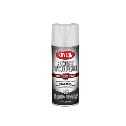 Picture of Krylon Rust Tough Protective Flat 12 oz - White 