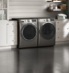 Picture of GE® 4.8 cu. ft. Smart Front Load Steam Washer - Satin Nickel 