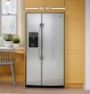 Picture of GE® 23.0 Cu. Ft. Side-By-Side Refrigerator - Fingerprint Resistant Stainless 