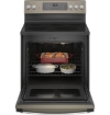 Picture of GE® 30" Free-Standing Electric Convection Range - Fingerprint Resistant Slate 