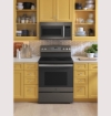 Picture of GE® 30" Free-Standing Electric Convection Range - Fingerprint Resistant Slate 