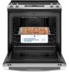 Picture of GE® 30" Slide-In Electric Convection Range with No Preheat Air Fry - Stainless Steel 