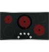 Picture of GE® 36" Built-In Knob Control Electric Cooktop - Stainless Steel Appearance 