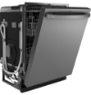 Picture of GE Profile™ Fingerprint Resistant Top Control with Stainless Steel Interior Dishwasher - Stainless Steel 