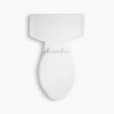 Picture of KOHLER Corbelle® Two-piece elongated toilet with skirted trapway - White 