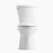 Picture of Betello® Two-piece elongated toilet with skirted trapway - White