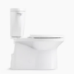 Picture of Betello® Two-piece elongated toilet with skirted trapway - White