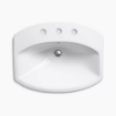 Picture of KOHLER Cimarron® 22-3/4" rectangle drop-in bathroom sink - White 